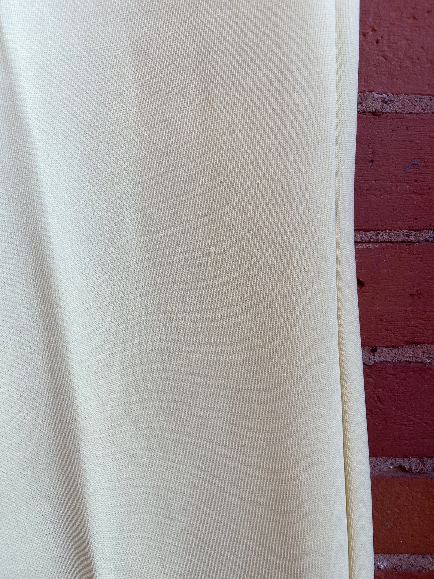 Focus 1 Pale Yellow High Rise, Wide Leg Pants