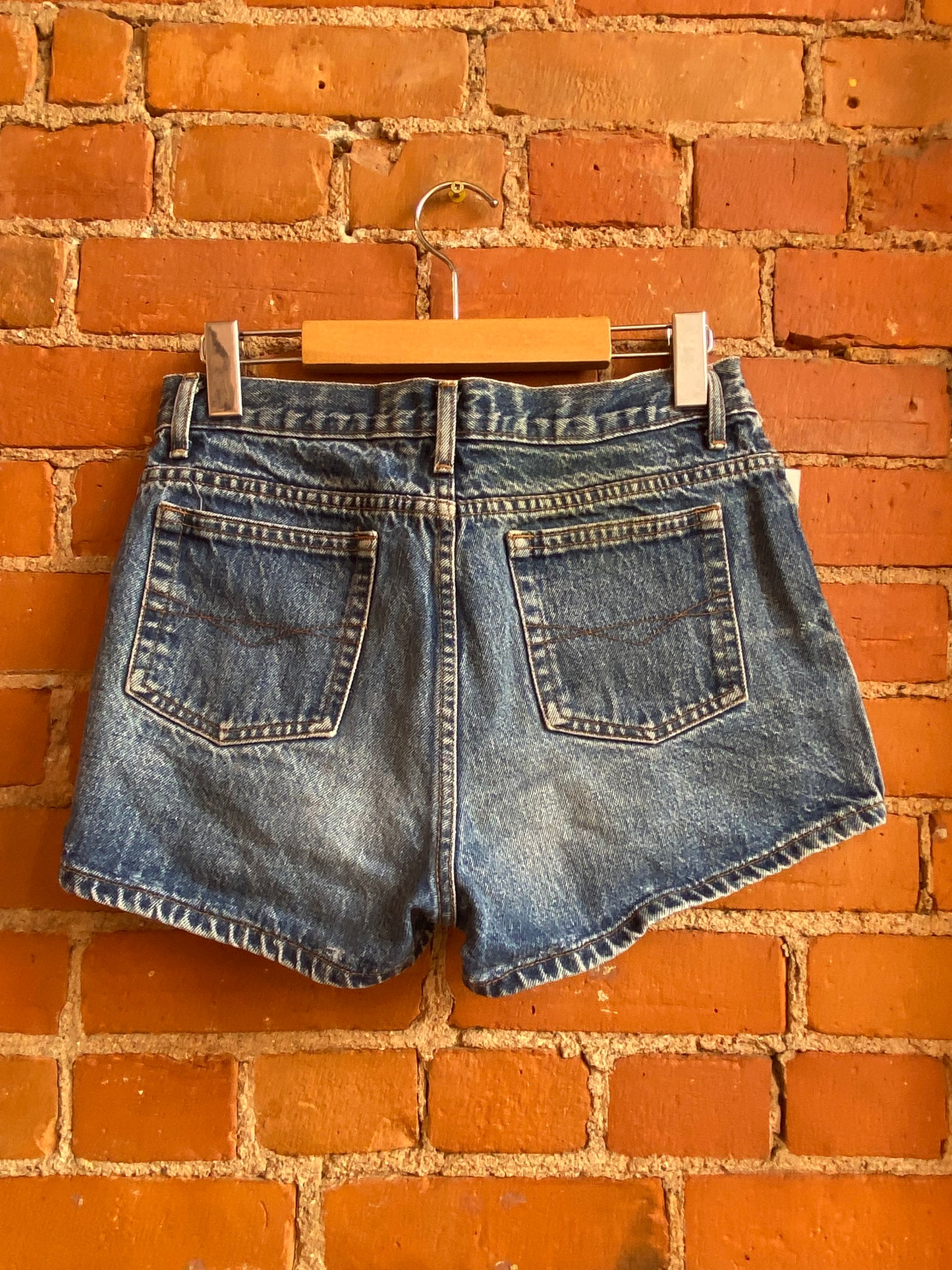 1990s Le Chateau Dark Wash Denim Shorts