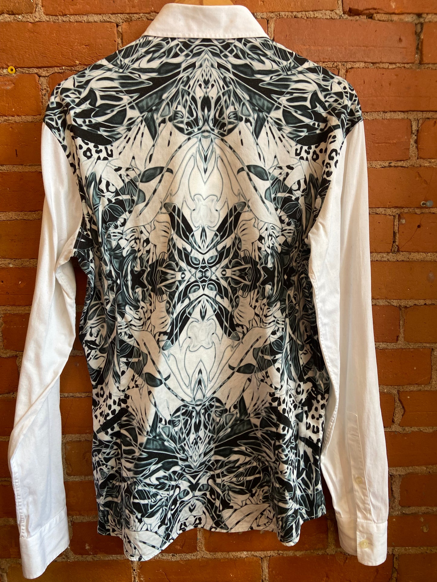 Just Cavalli Abstract Print Button-Up