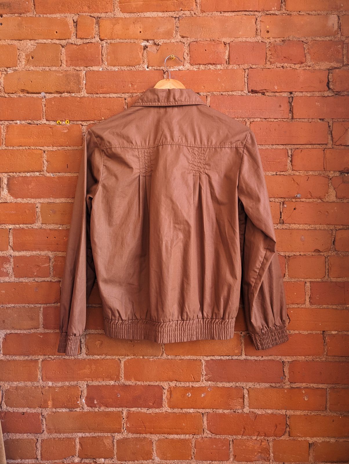 1970s White Stag Lightweight Brown Bomber Jacket