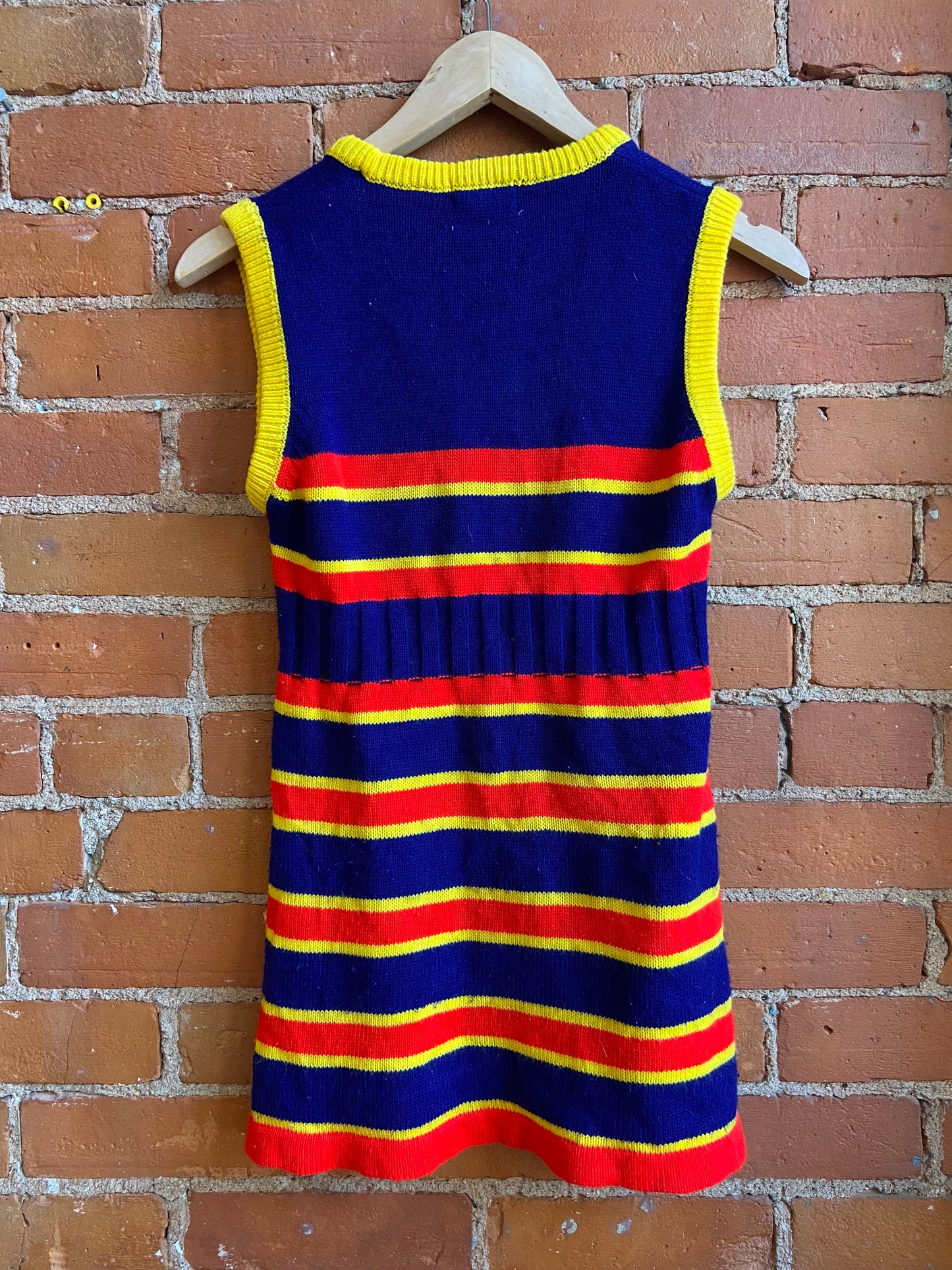 70’s Striped Sleeveless Sweater