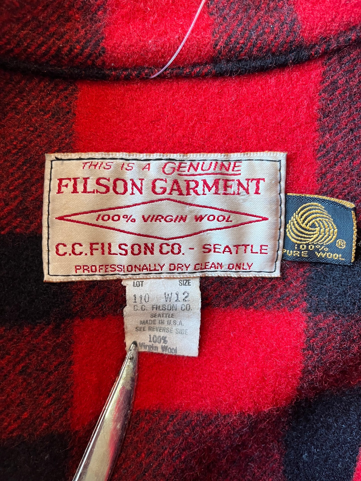 *Filson 60's Women's Mackinaw Jacket