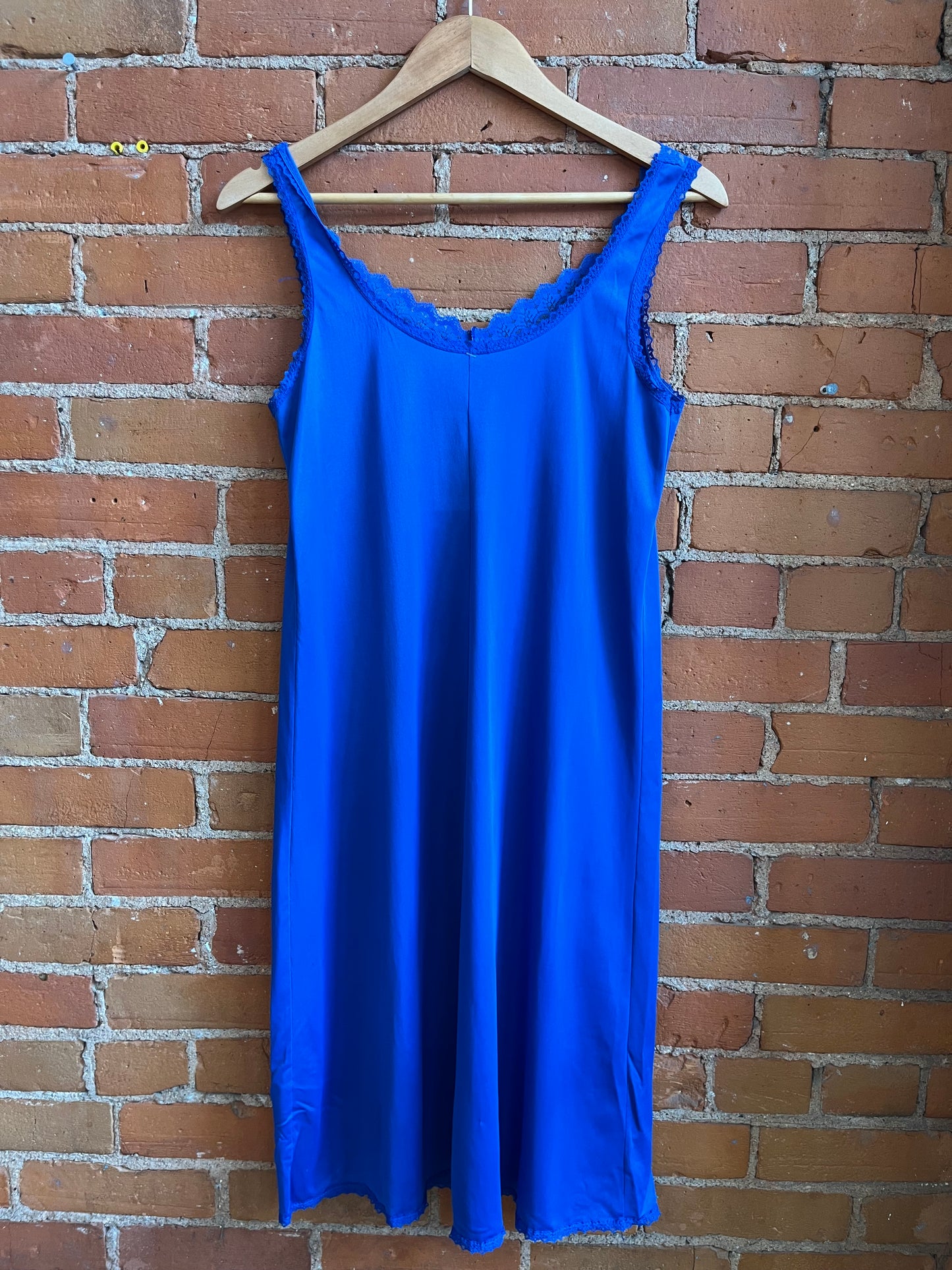 Bright Blue Vintage Slip