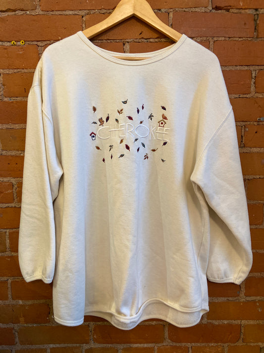 CHEROKEE SWEATSHIRT FALL LEAVES