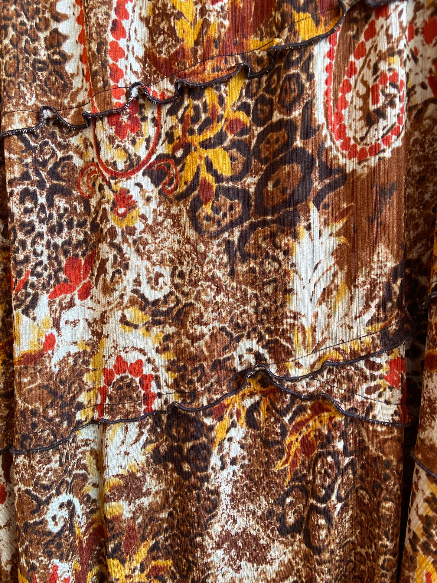 90's Autumnal Midi Skirt