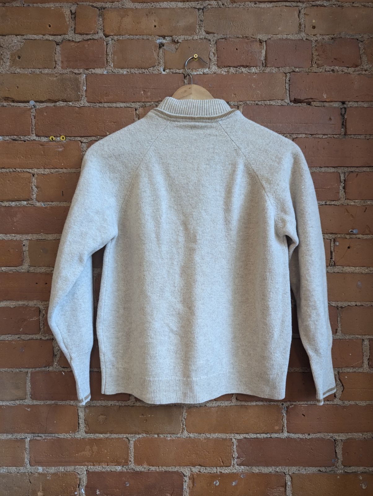 1970s St. Michael Beige Wool Sweater