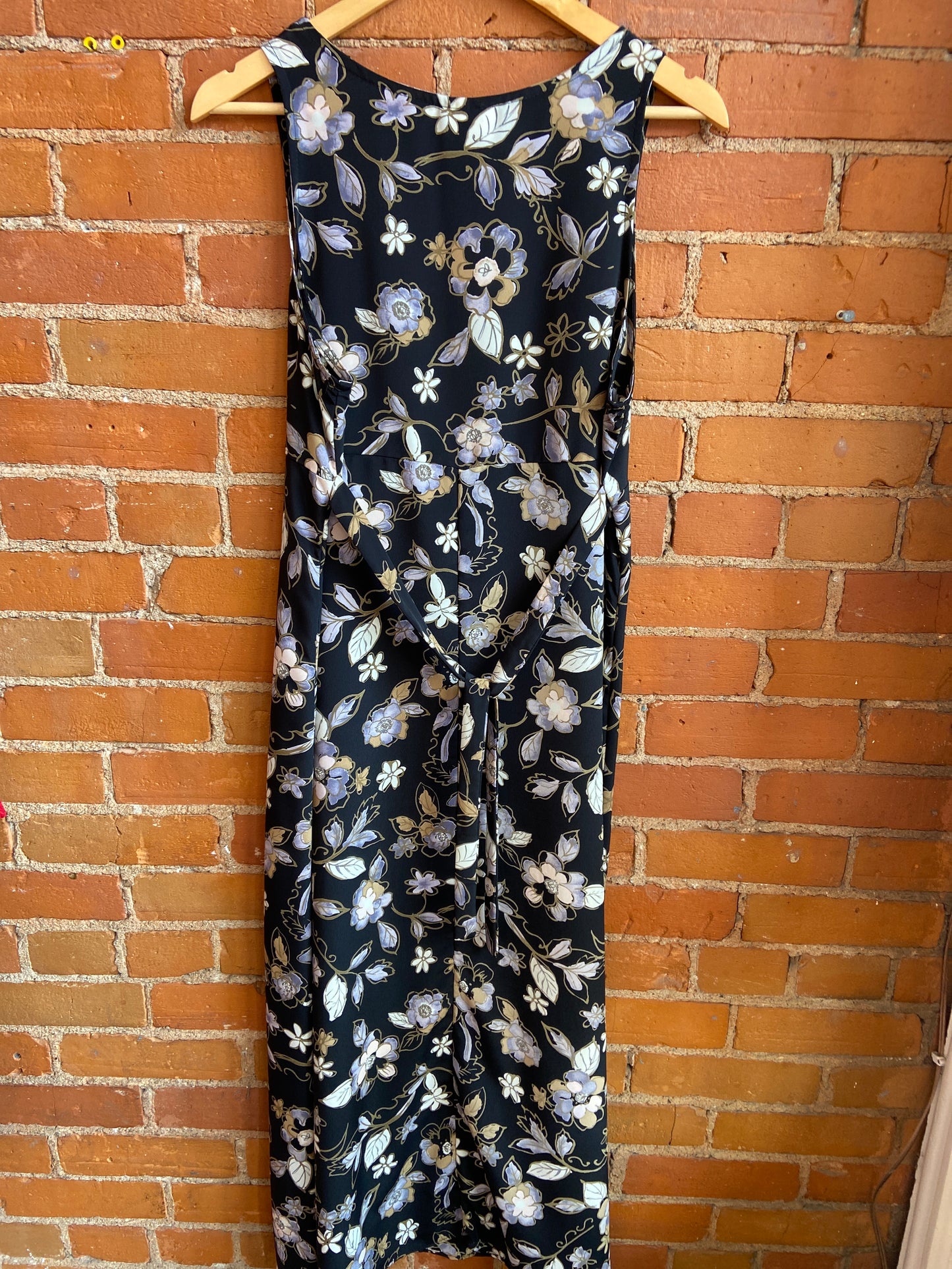 Pariscope Dark Floral Maxi Tank Dress