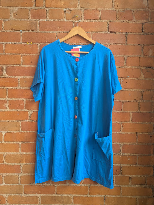 Gloria's Fashions Blue Swimsuit Coverup *As is