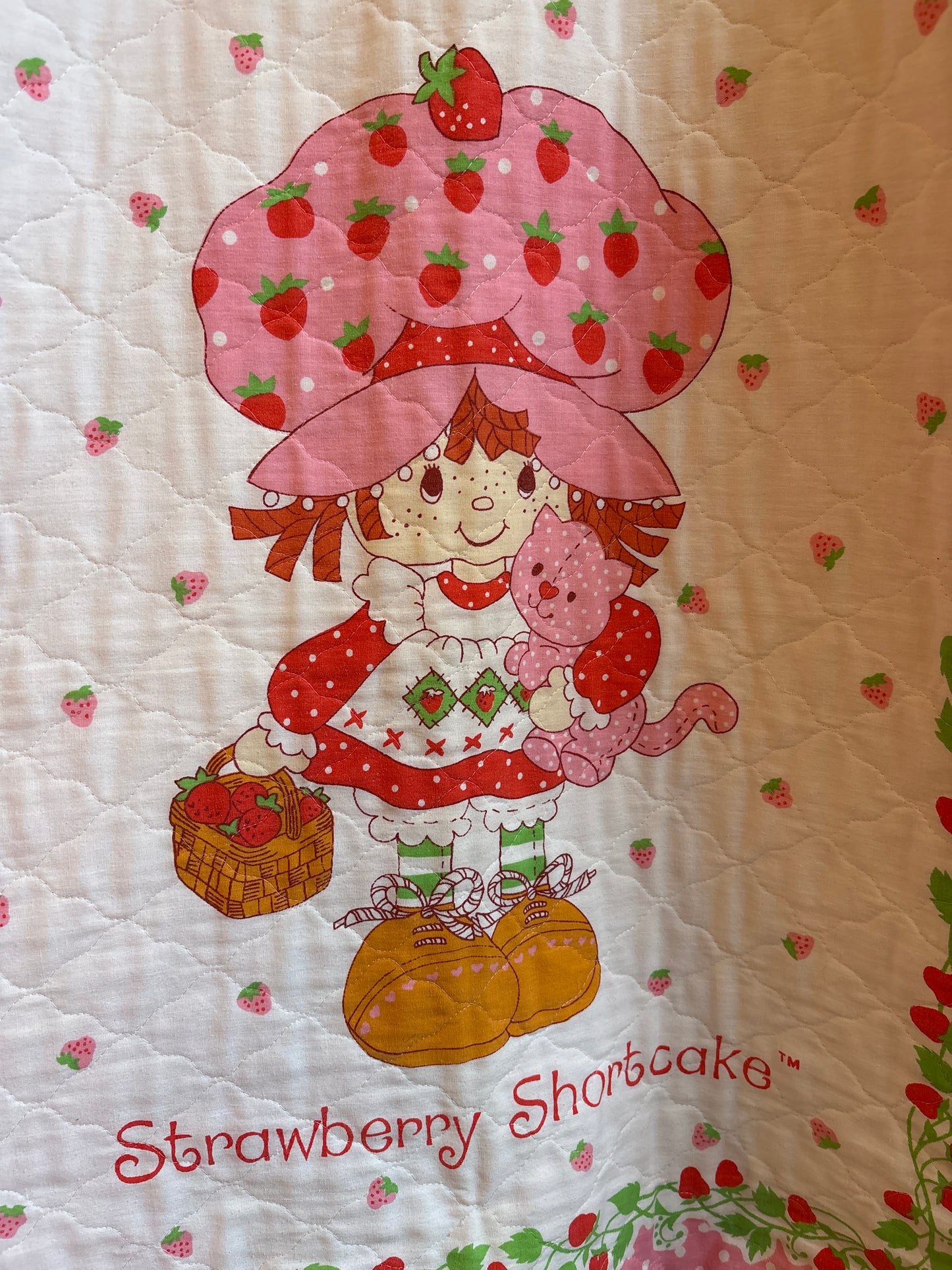 Handmade Strawberry Shortcake Maxi Coat