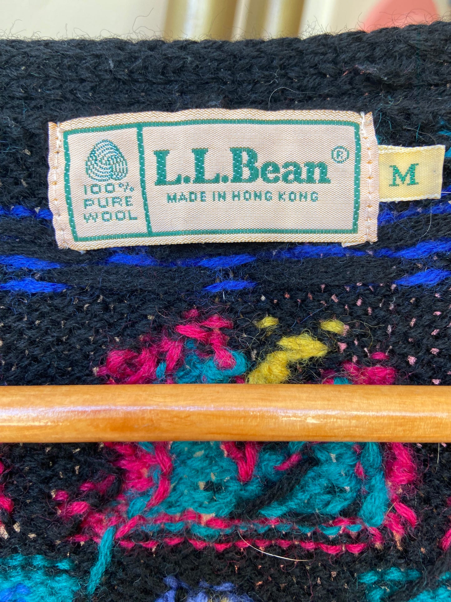 L.L. Bean Miss Frizzle Wool Cardigan