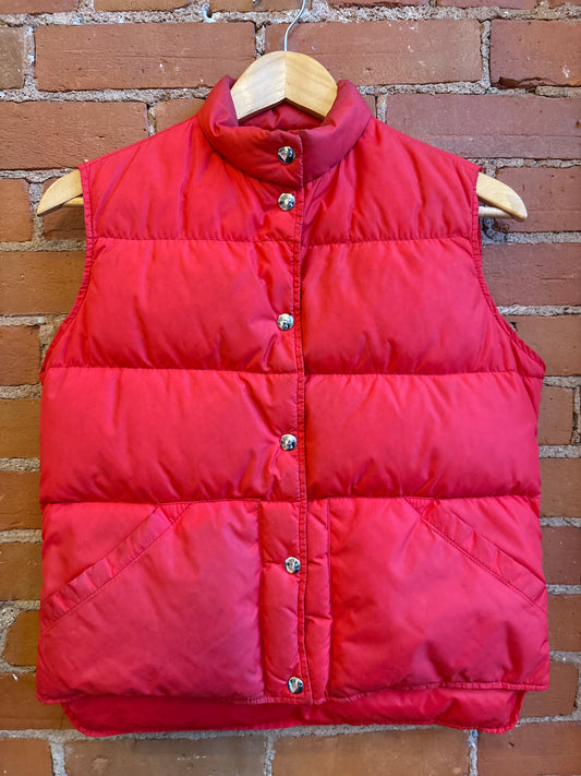 *70's Red LL Bean Goose Down Vest