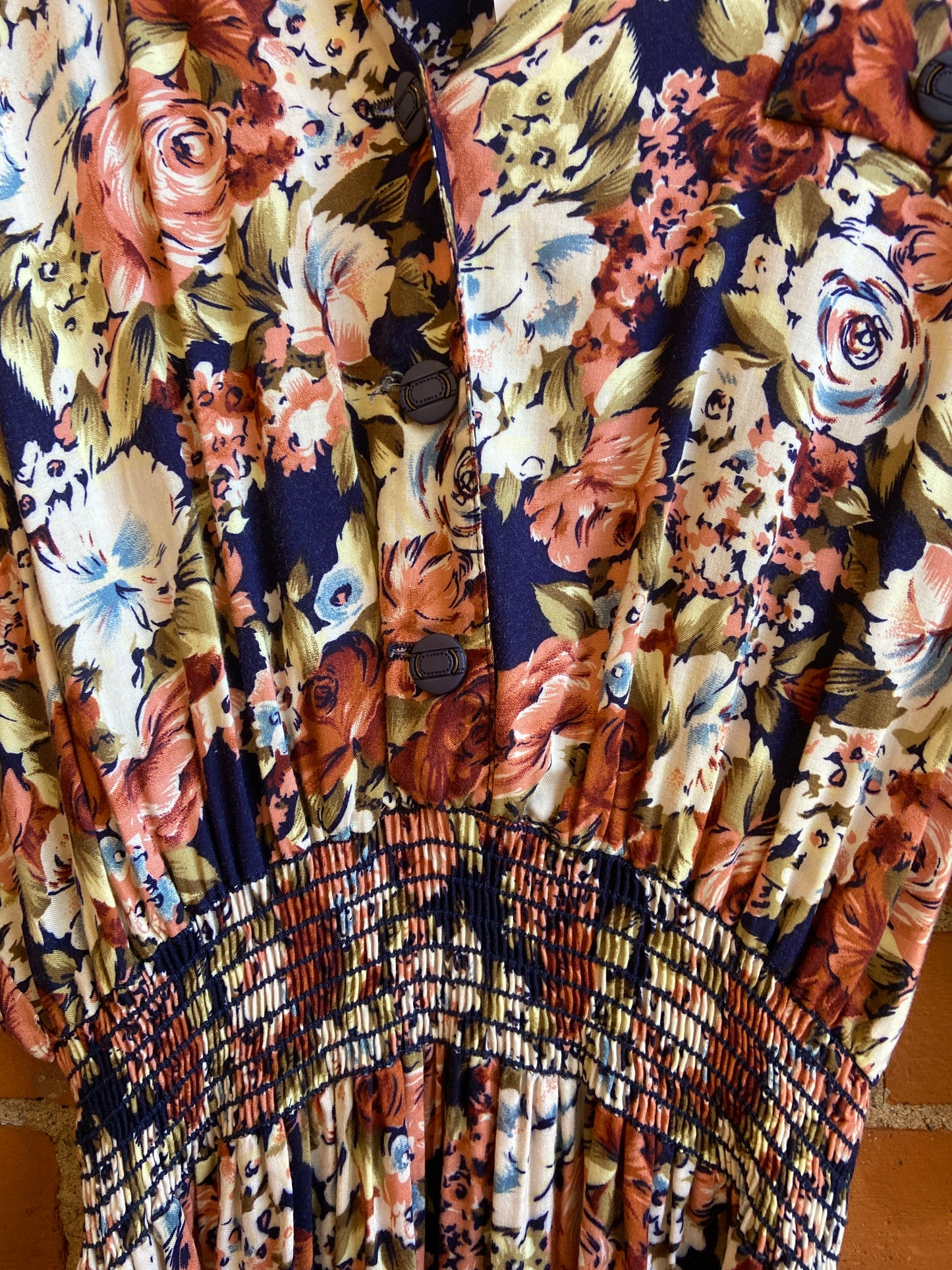 Floral Fall Tones Jumpsuit