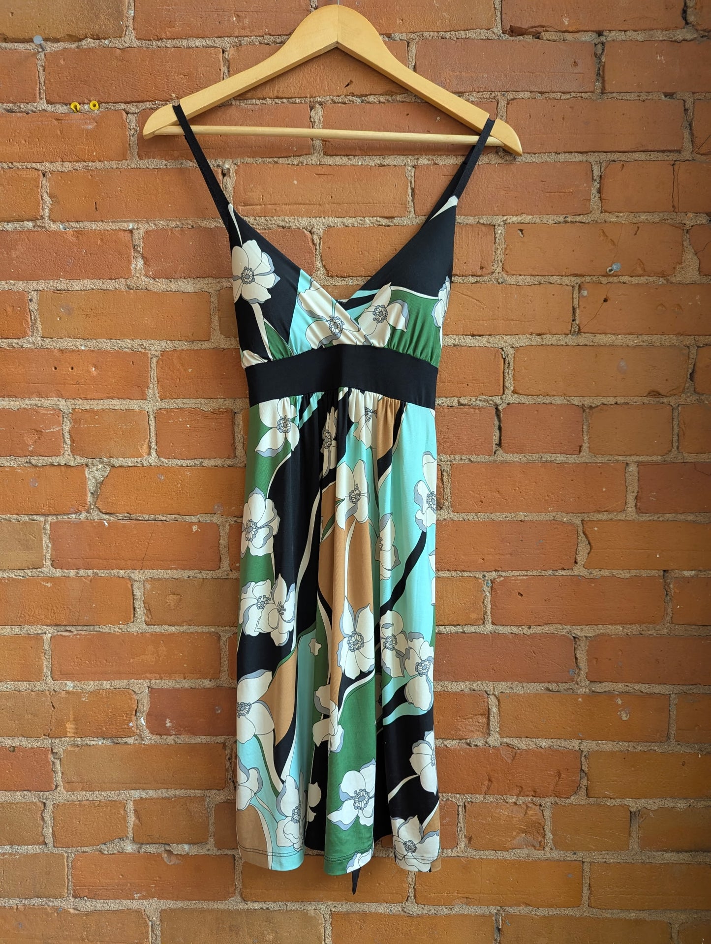 Y2K C'est Moi Clothing Co. Groovy Floral Print Mini Dress