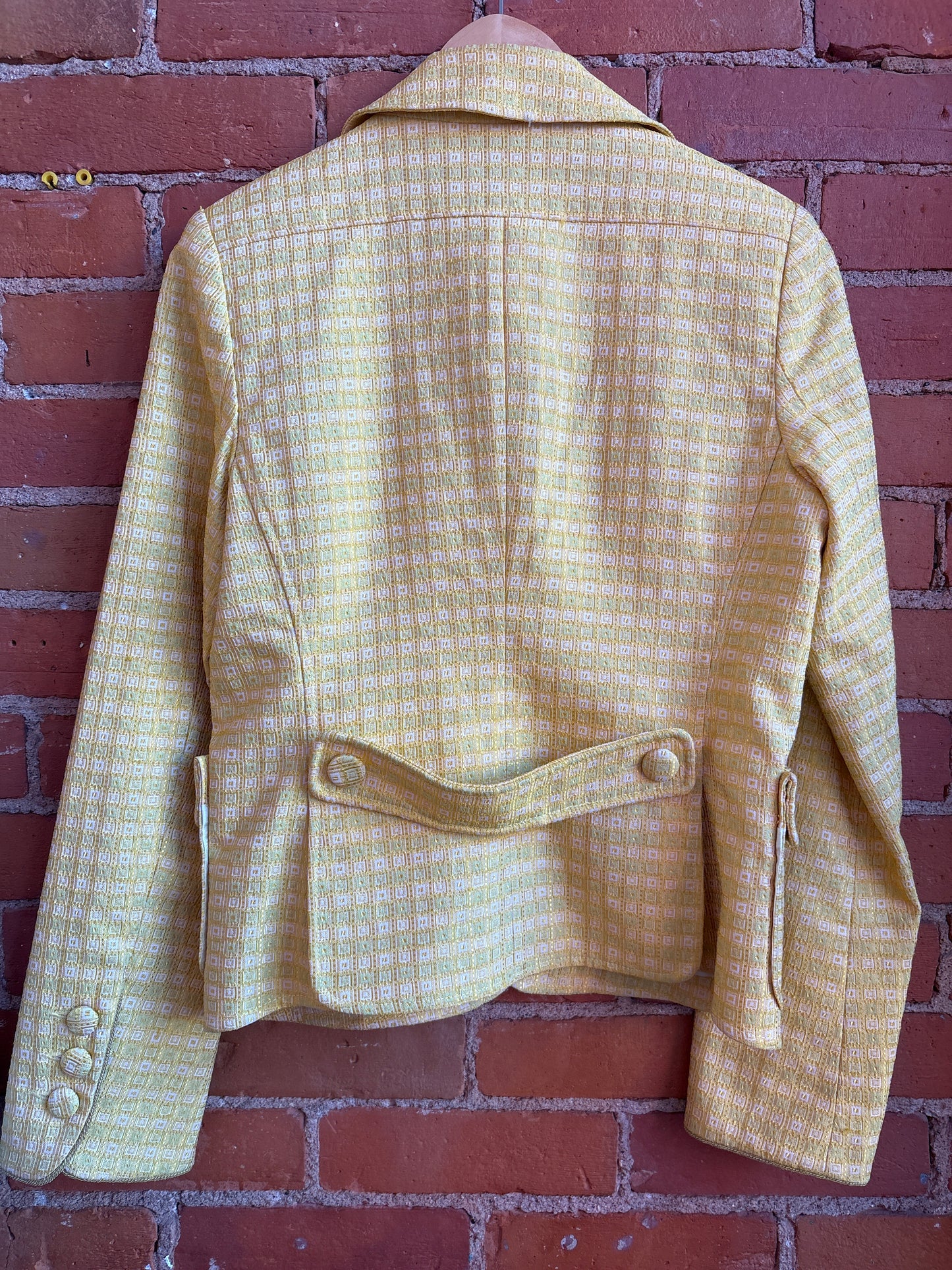 Yellow Designer Holt Renfrew Blazer