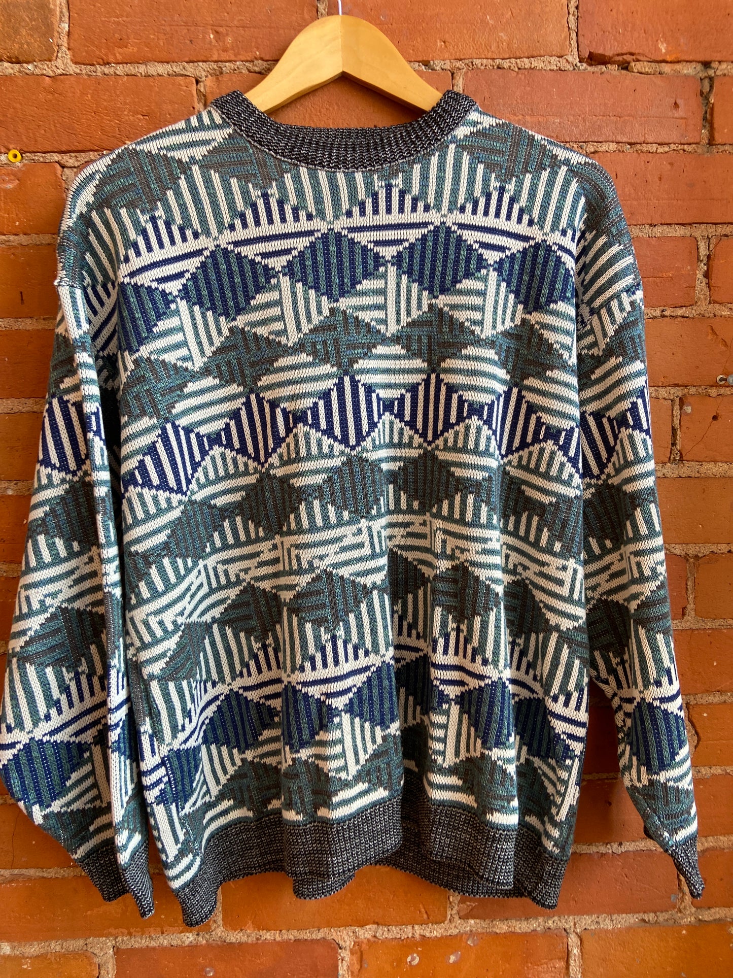 90’s Diamond Print Sweater