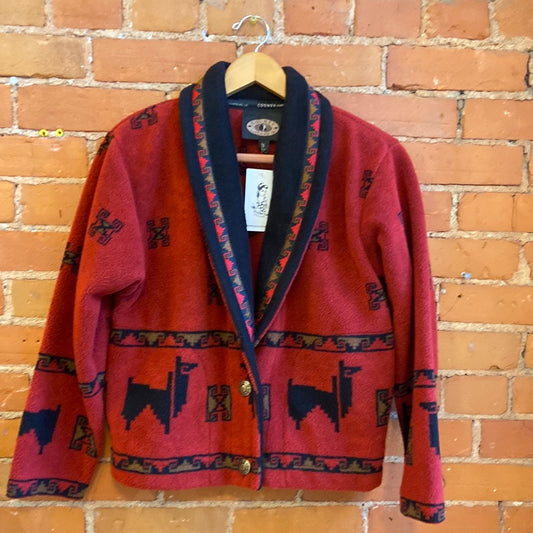 Blazer with All Over Alpaca Print
