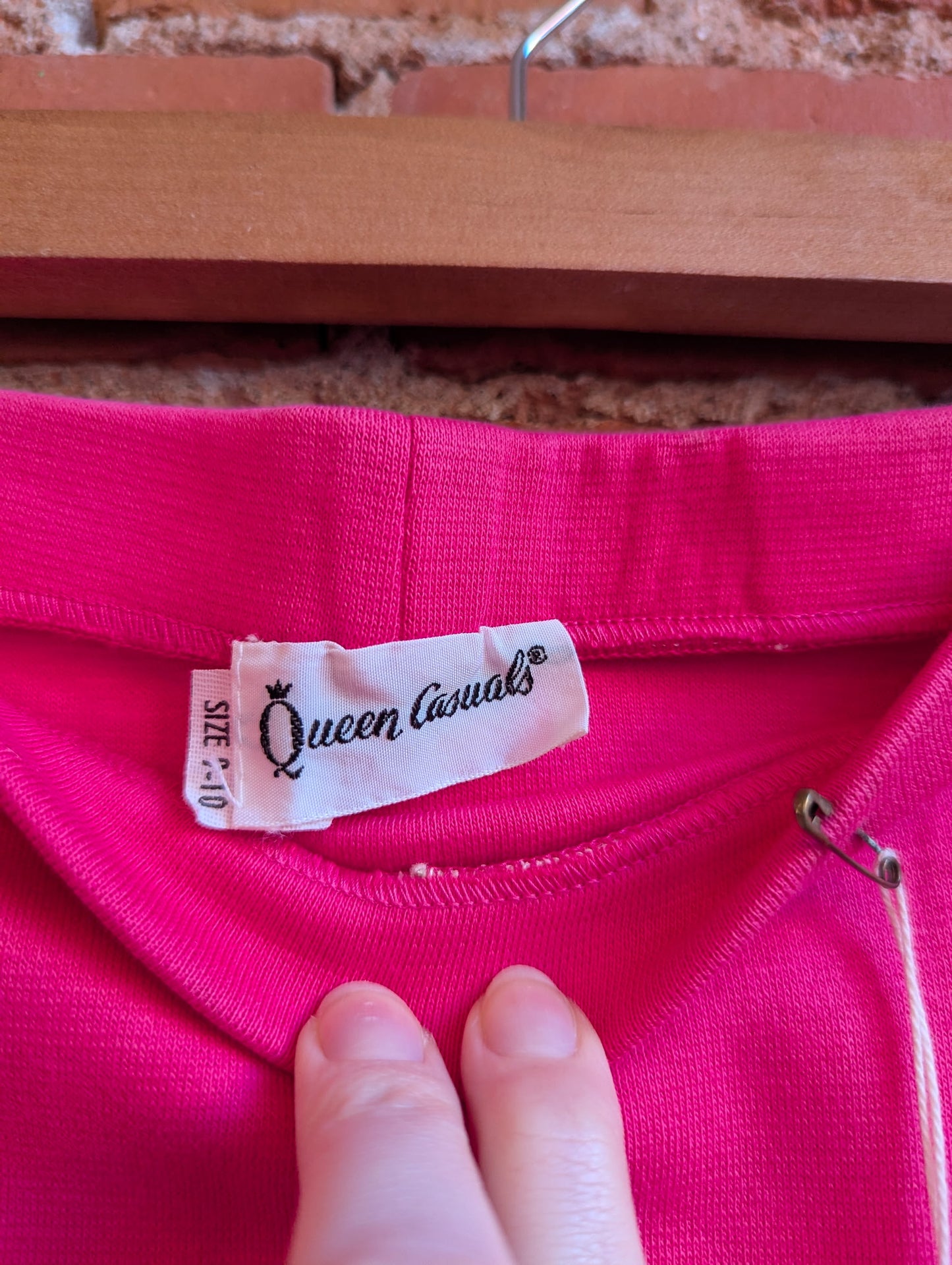 1960s Queen Casuals New With Tags Pink A-Line Skirt