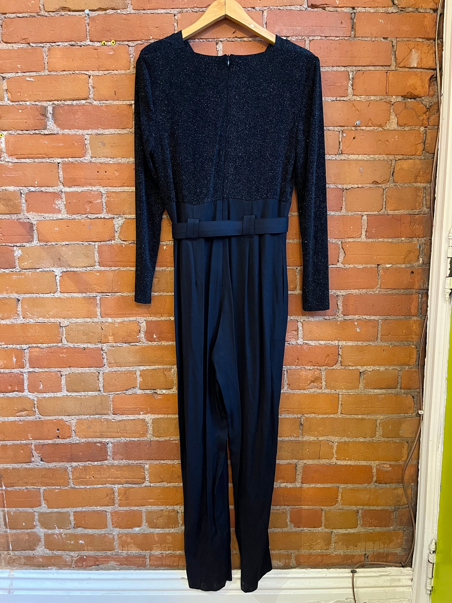 90’s Sparkly Belted Jumpsuit