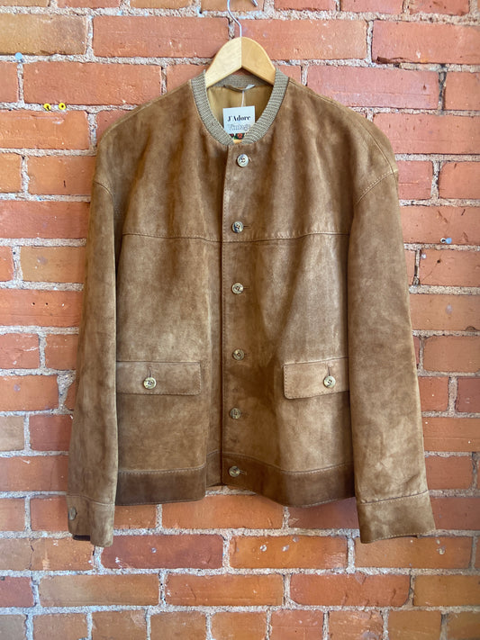 Copper Brown Suede Jacket