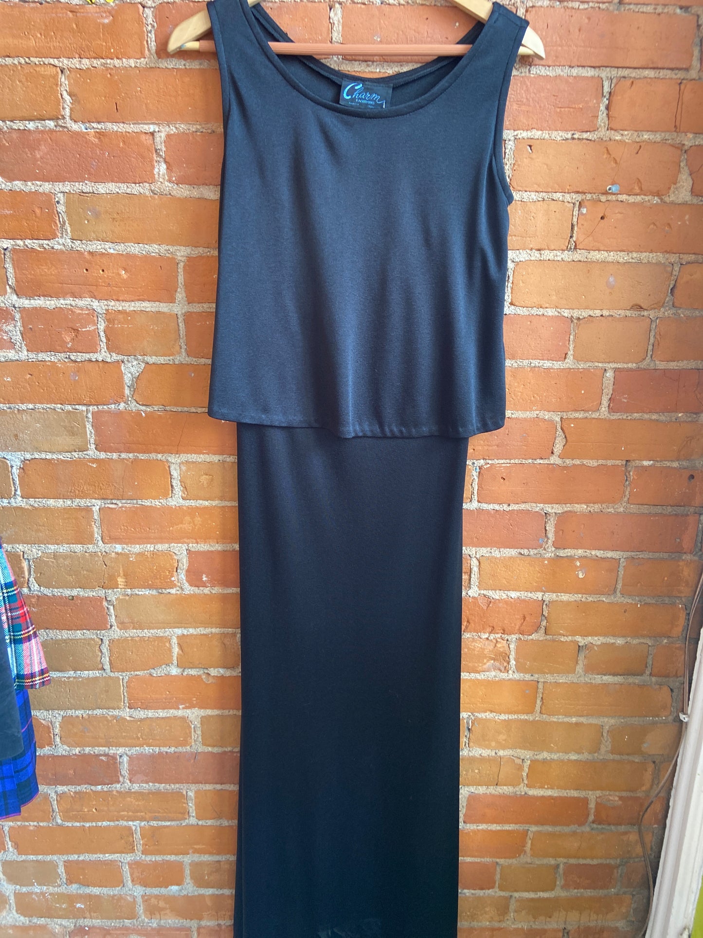 Charm Maxi Black Dress