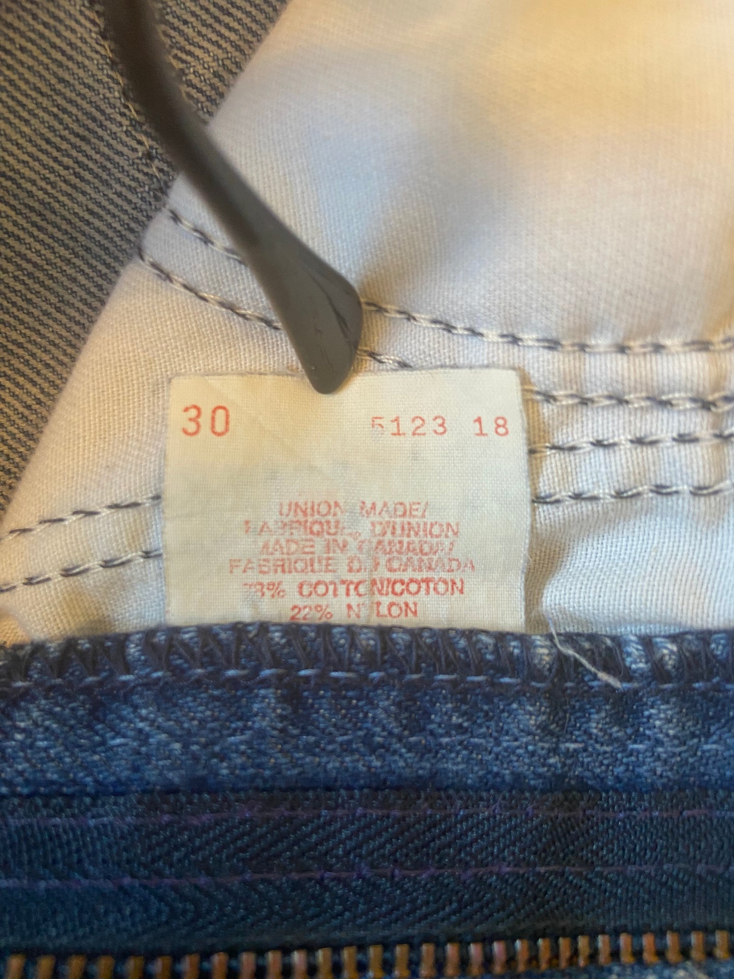 Union-Made High-Waisted Levi's Denim