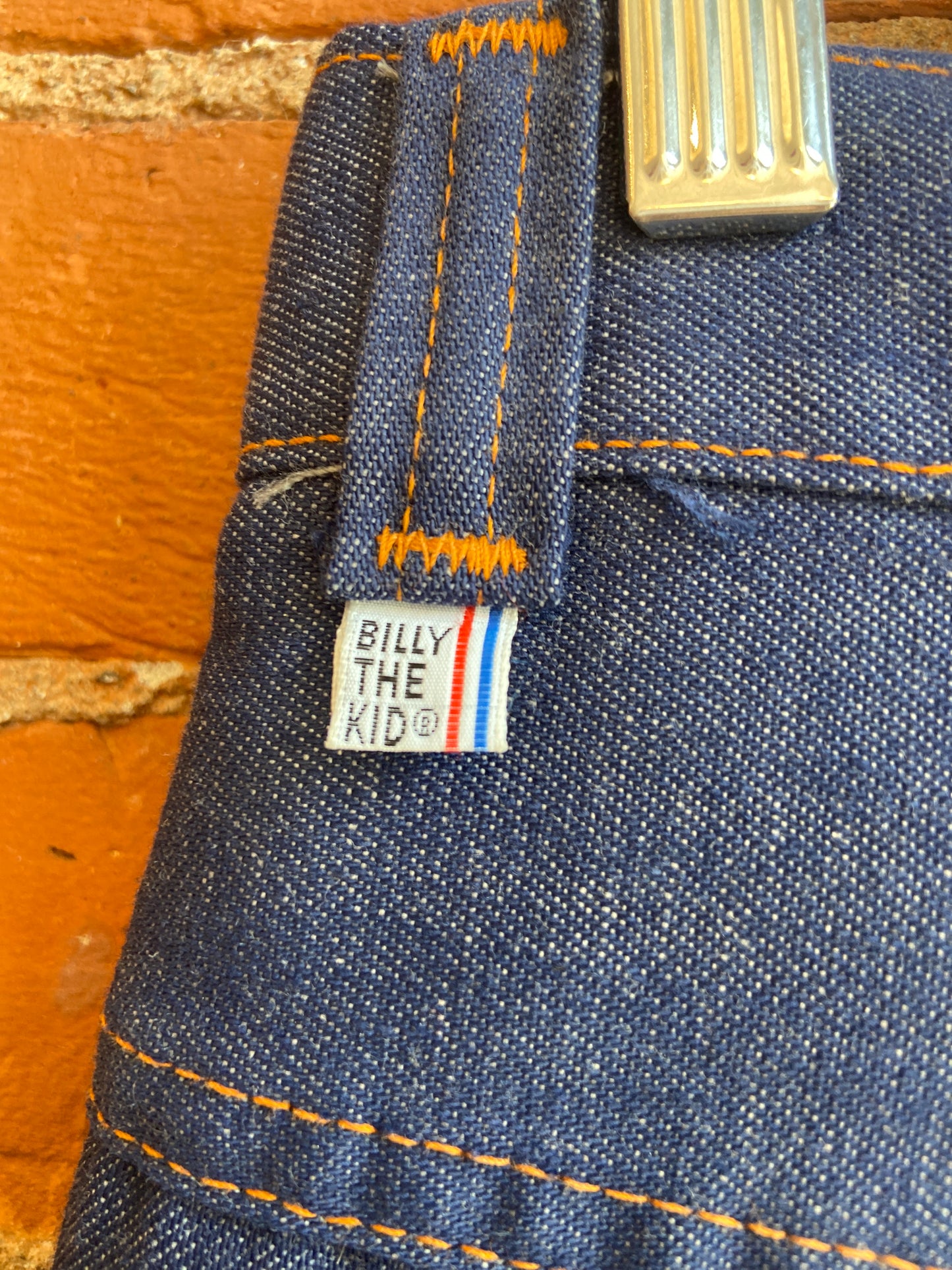 70's Billy The Kid Dark Denim Shorts