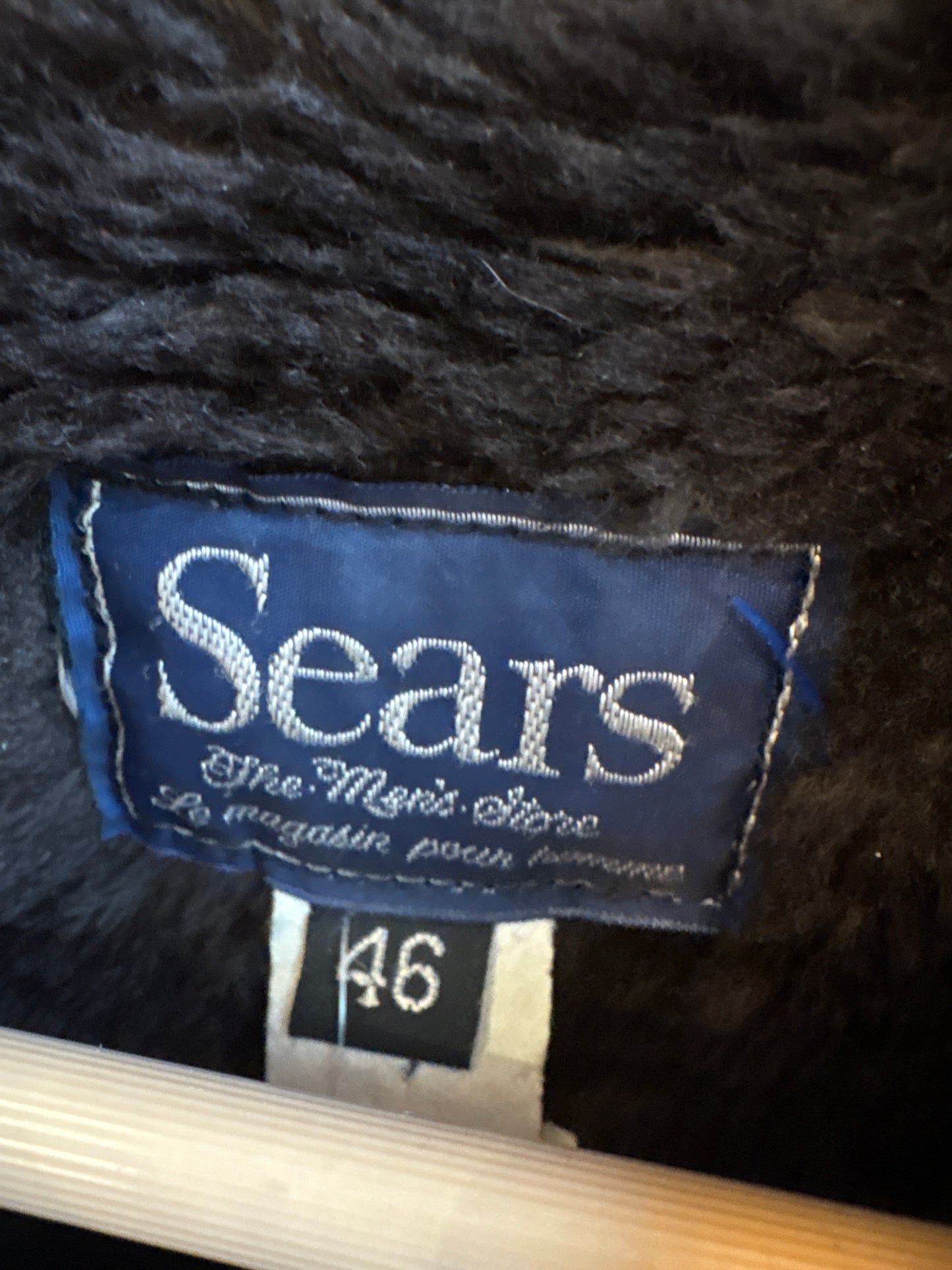 Sears the Men’s Store Leather Heavy Jacket