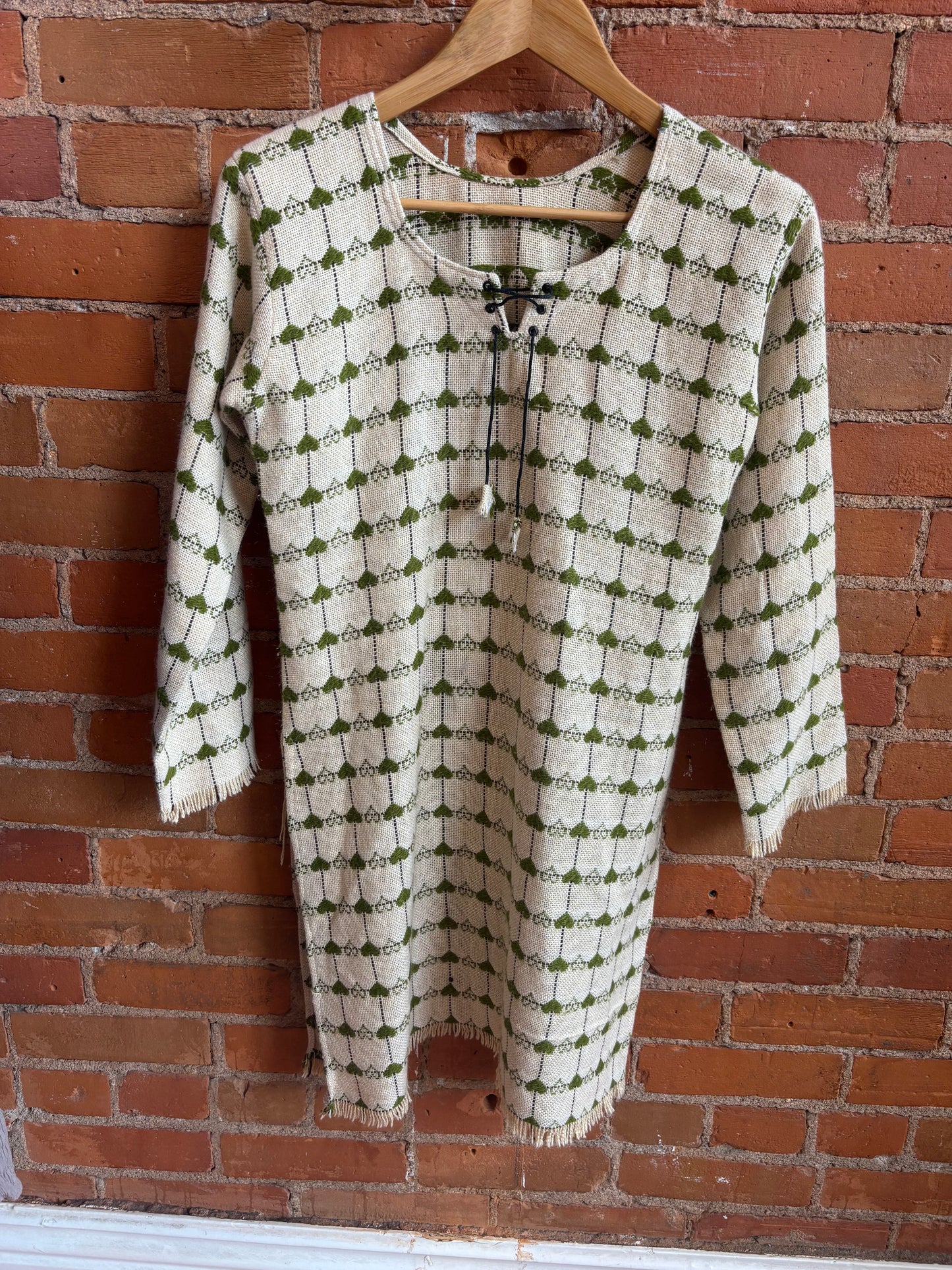 Homemade Heart Green Cream Tunic