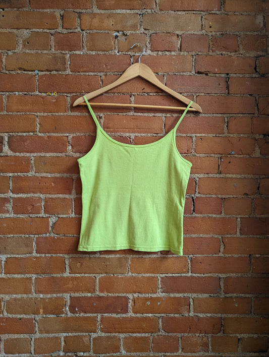 1990s Lime Green Tank Top