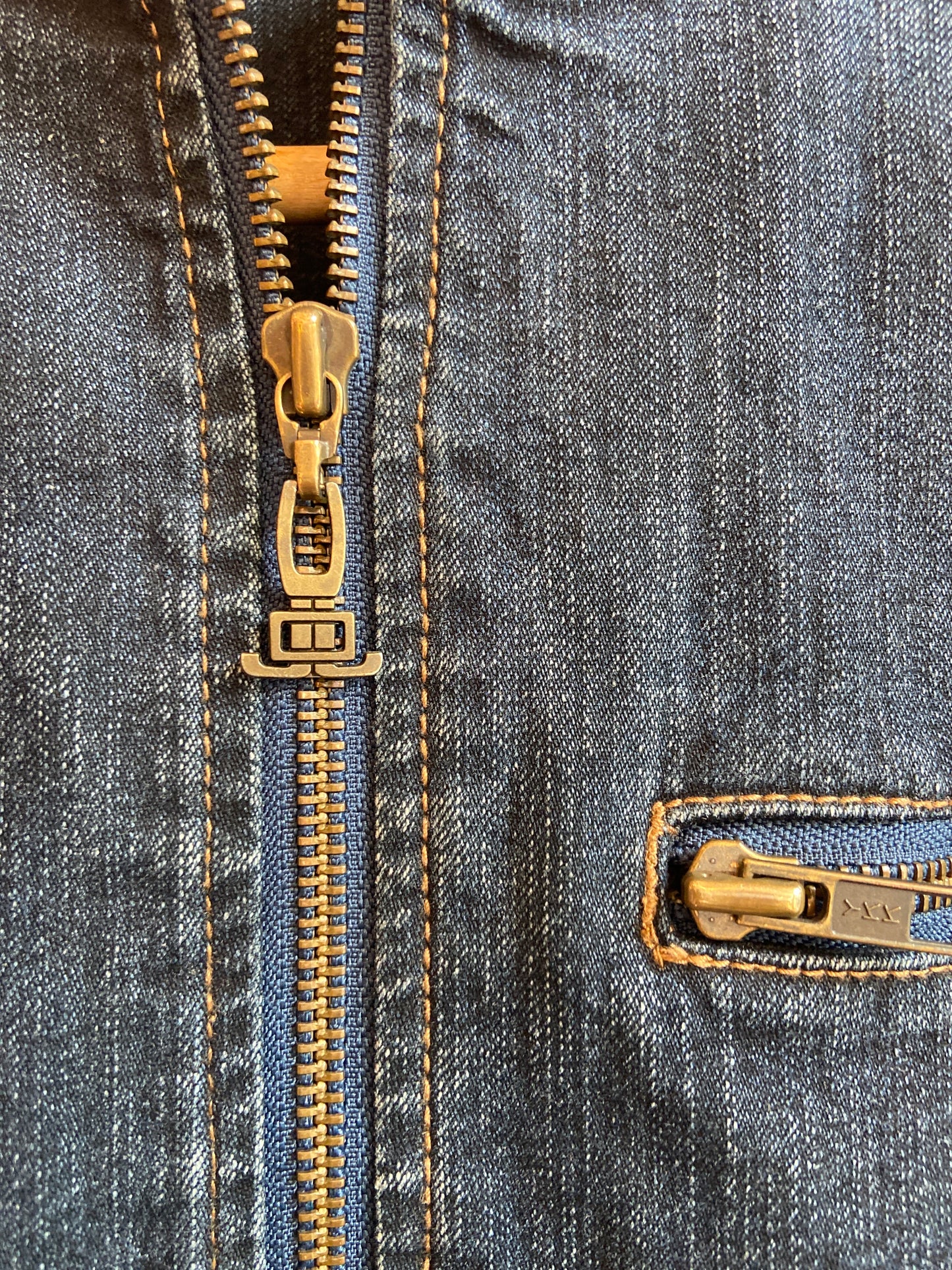 Y2K Moto Slim Fit Denim Jacket