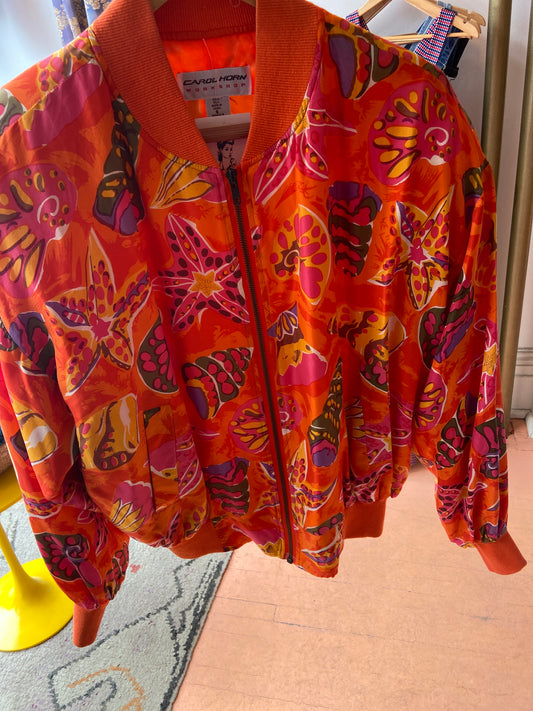 80’s Silk Bomber Jacket