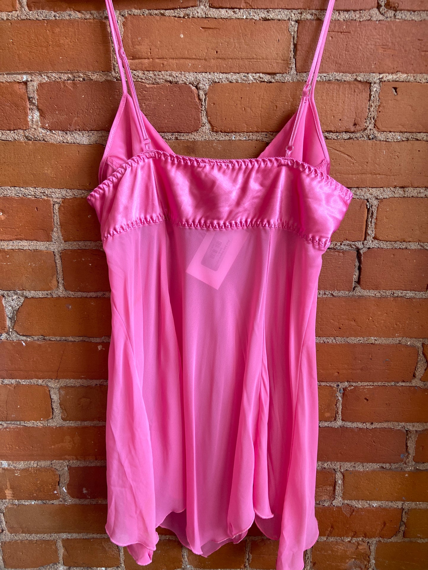 Pink bow lingerie nightie