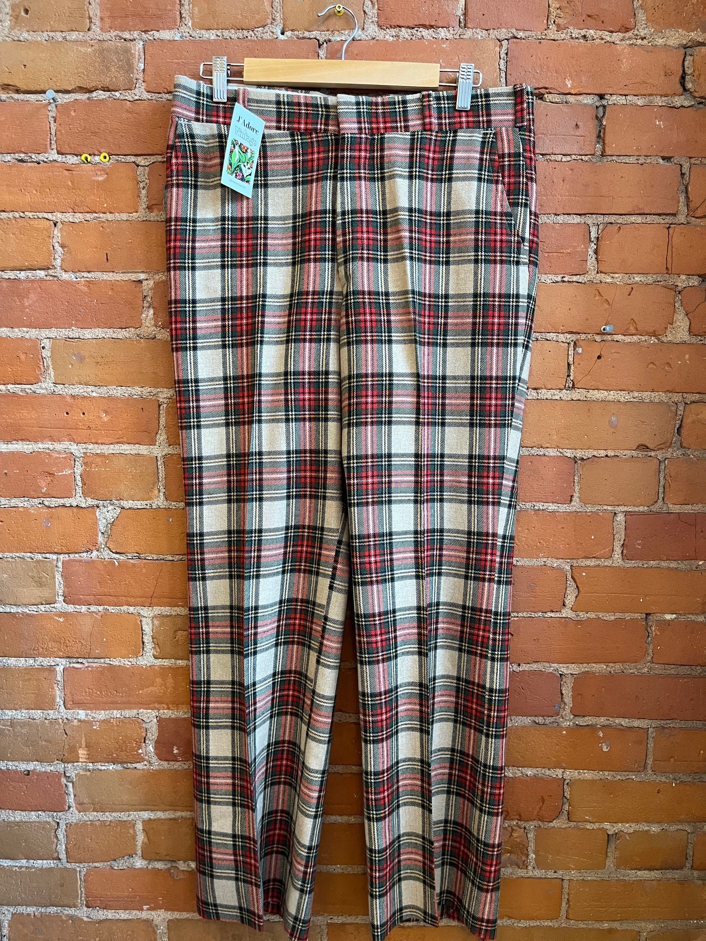 Red & Green Tartan Pants