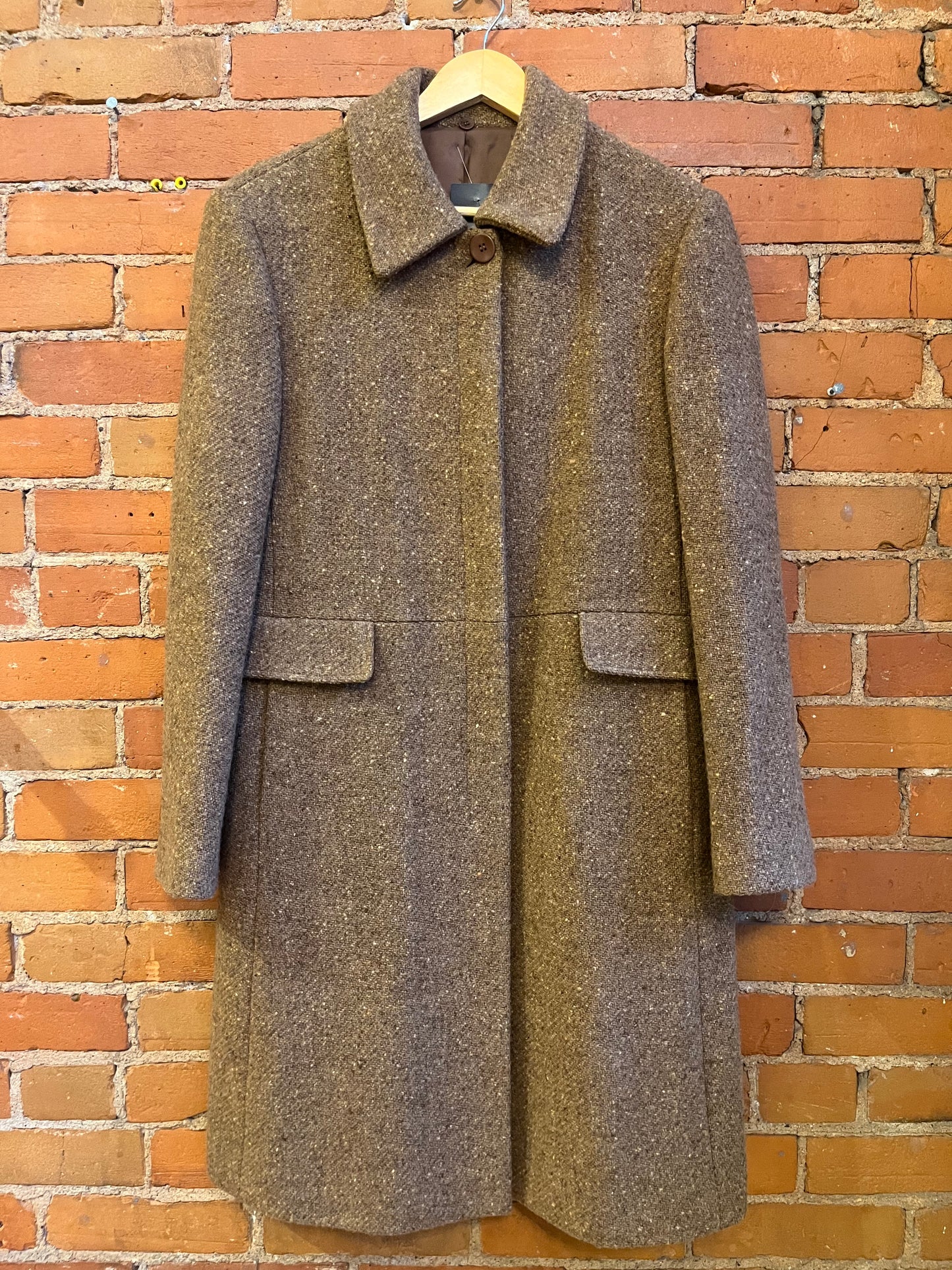 Caramel Brown Tweed Jacket