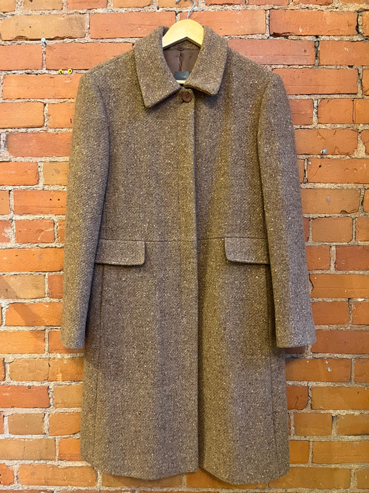 Caramel Brown Tweed Jacket