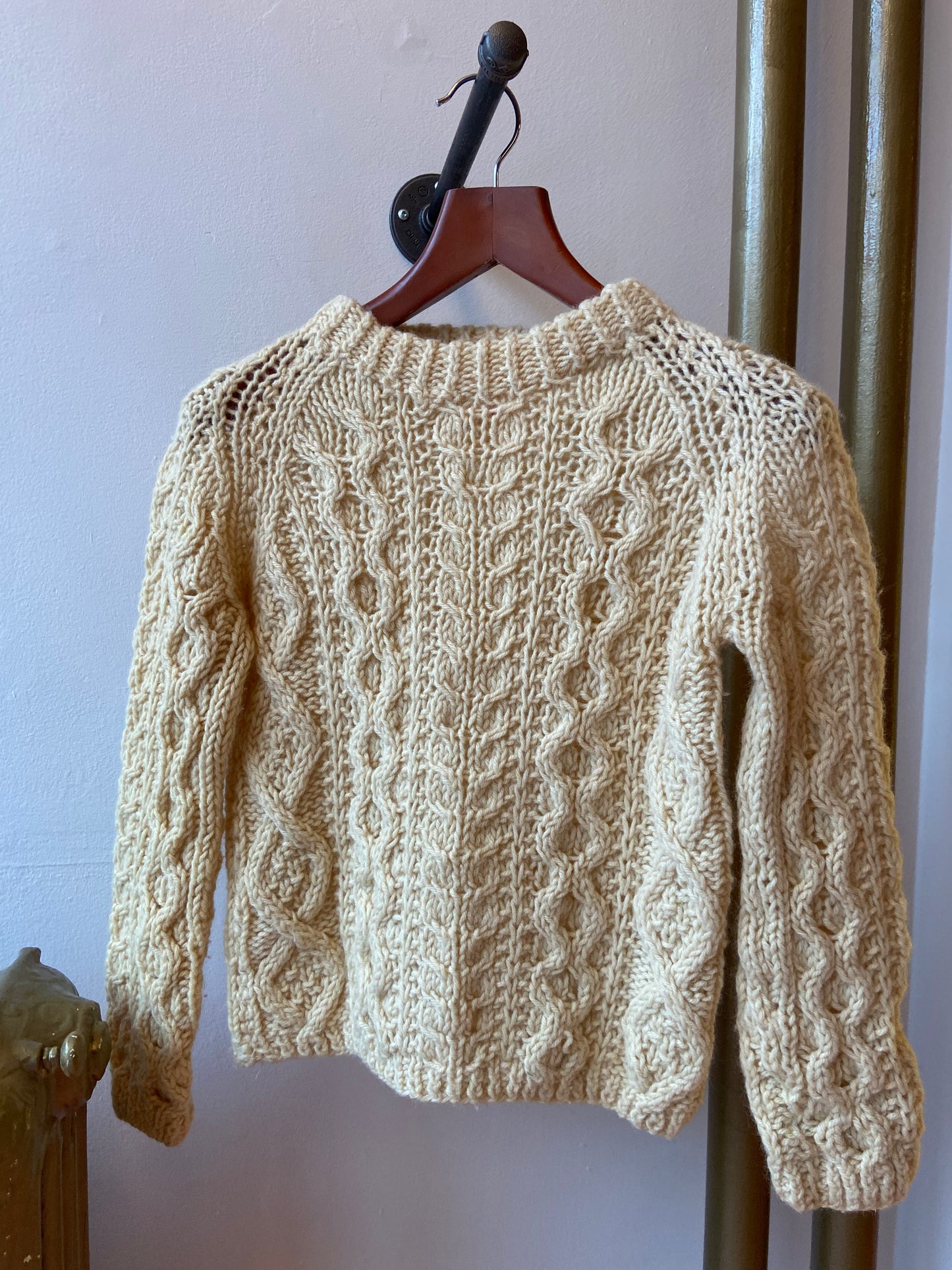 Ghiberti Italian Hand Knit Chunky Wool Sweater