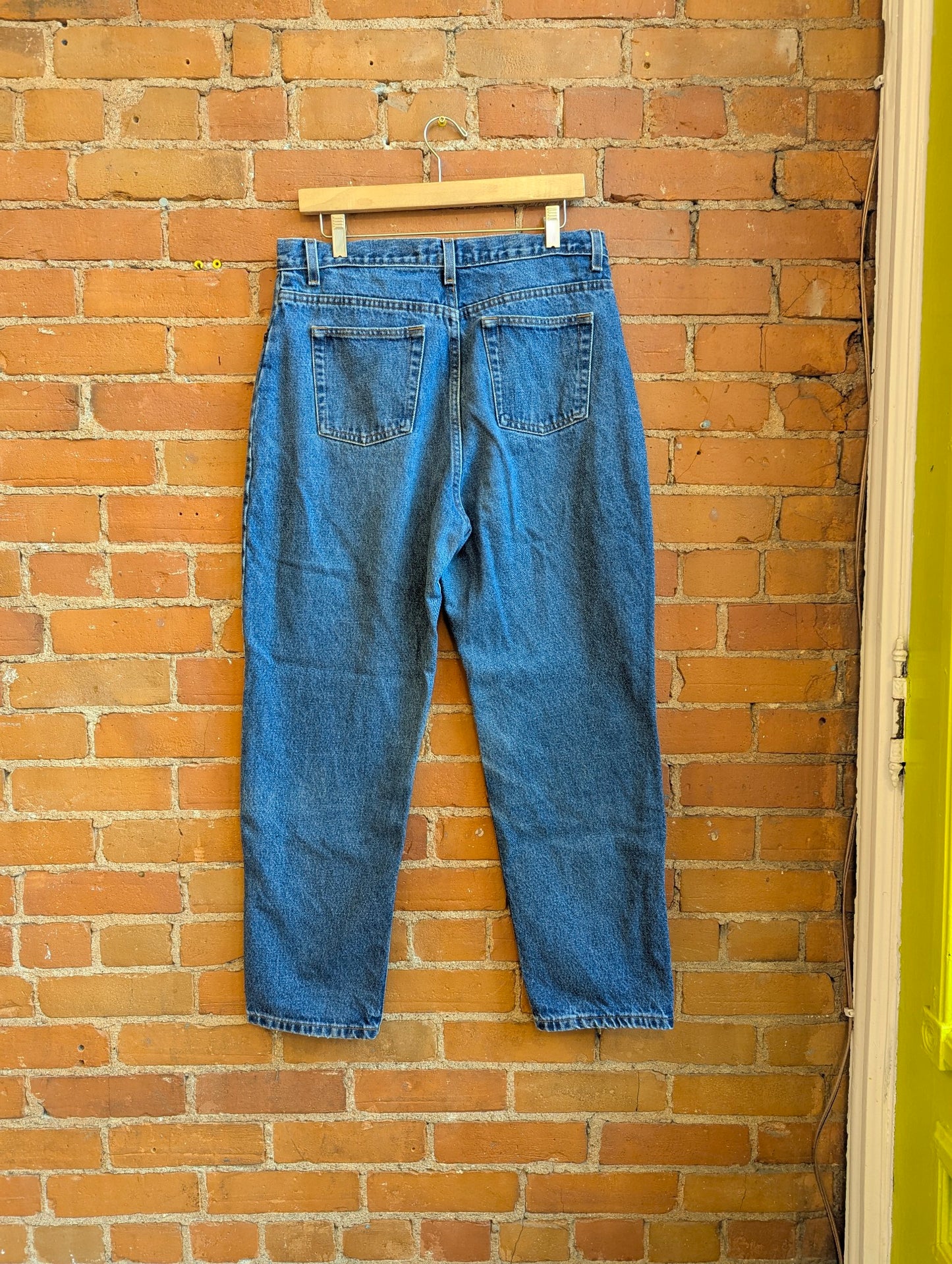 1990s Bonjour Medium Wash, Straight Leg Jeans