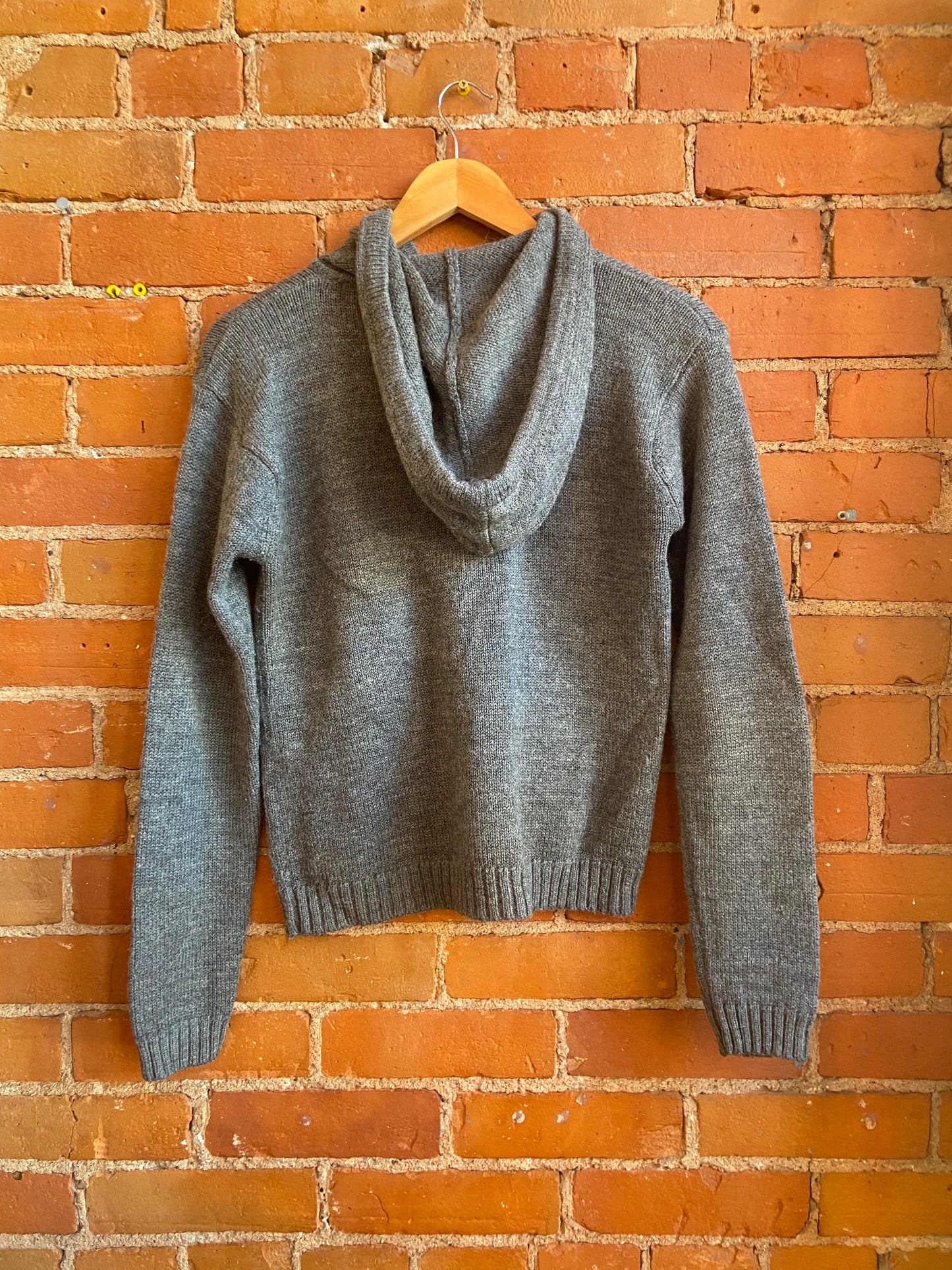 1990s de rotchild Grey Zip-Up Hoodie