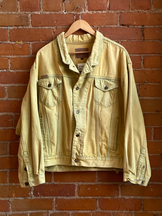 Yellow Wash Denim Jacket
