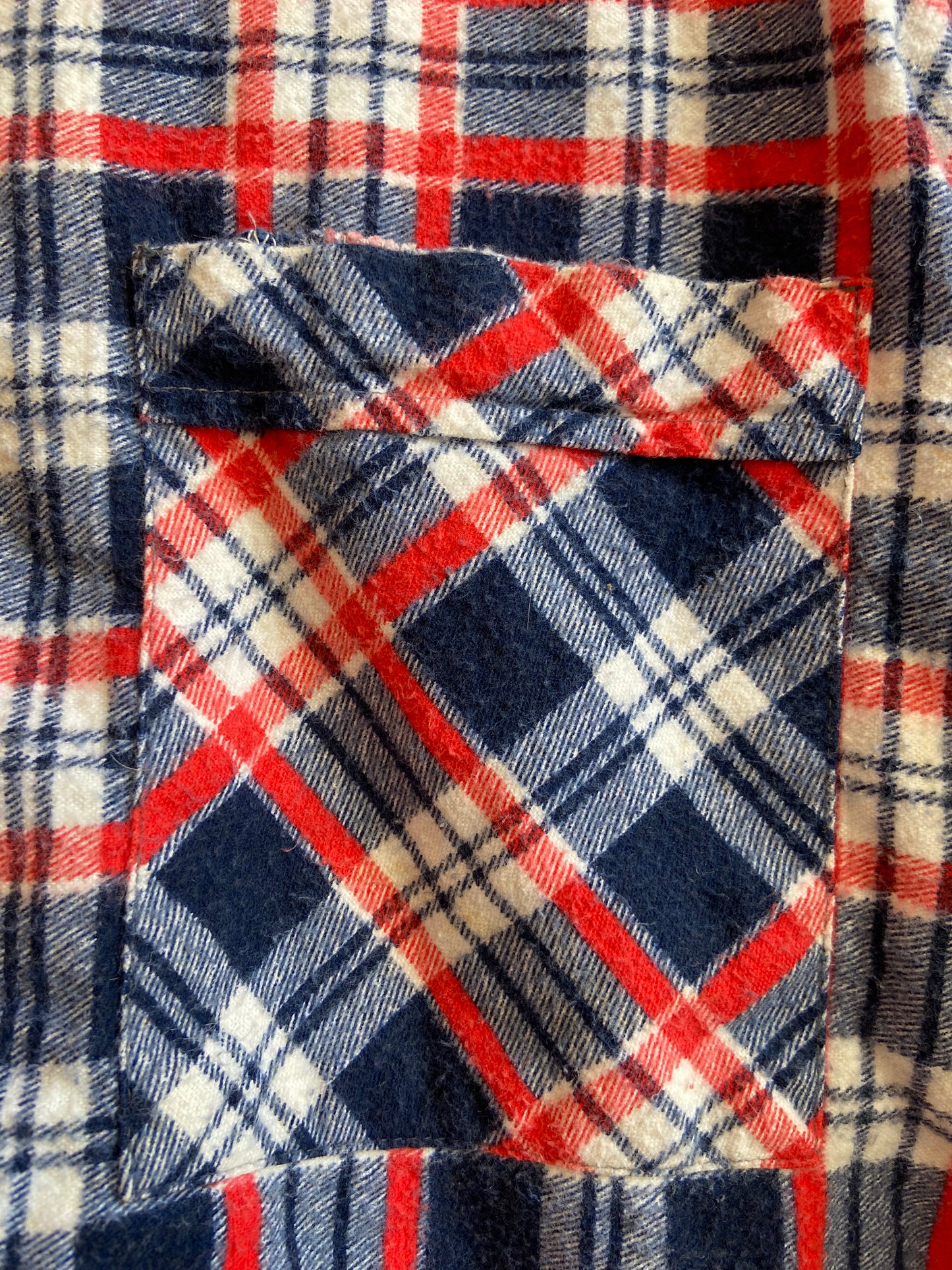 Plaid Flannel Button Up Shirt