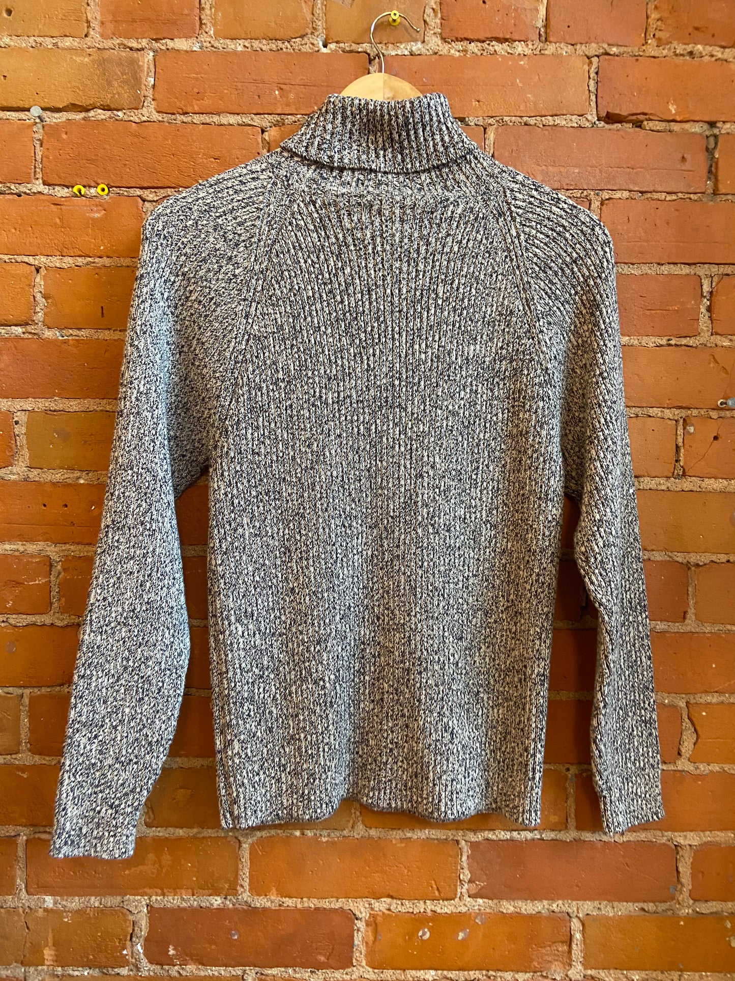 Salt & Pepper Cotton Turtleneck