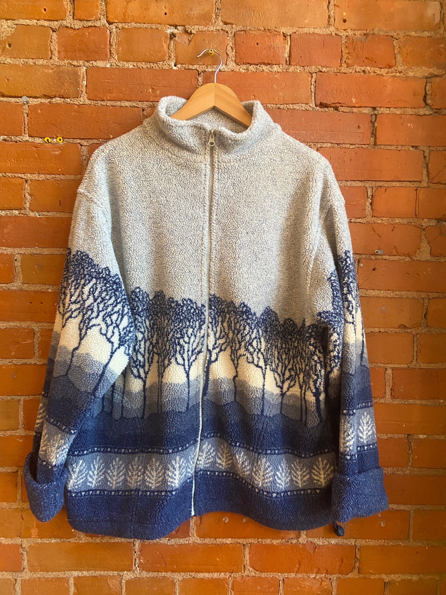 Northern Reflections Tree Print Fleece