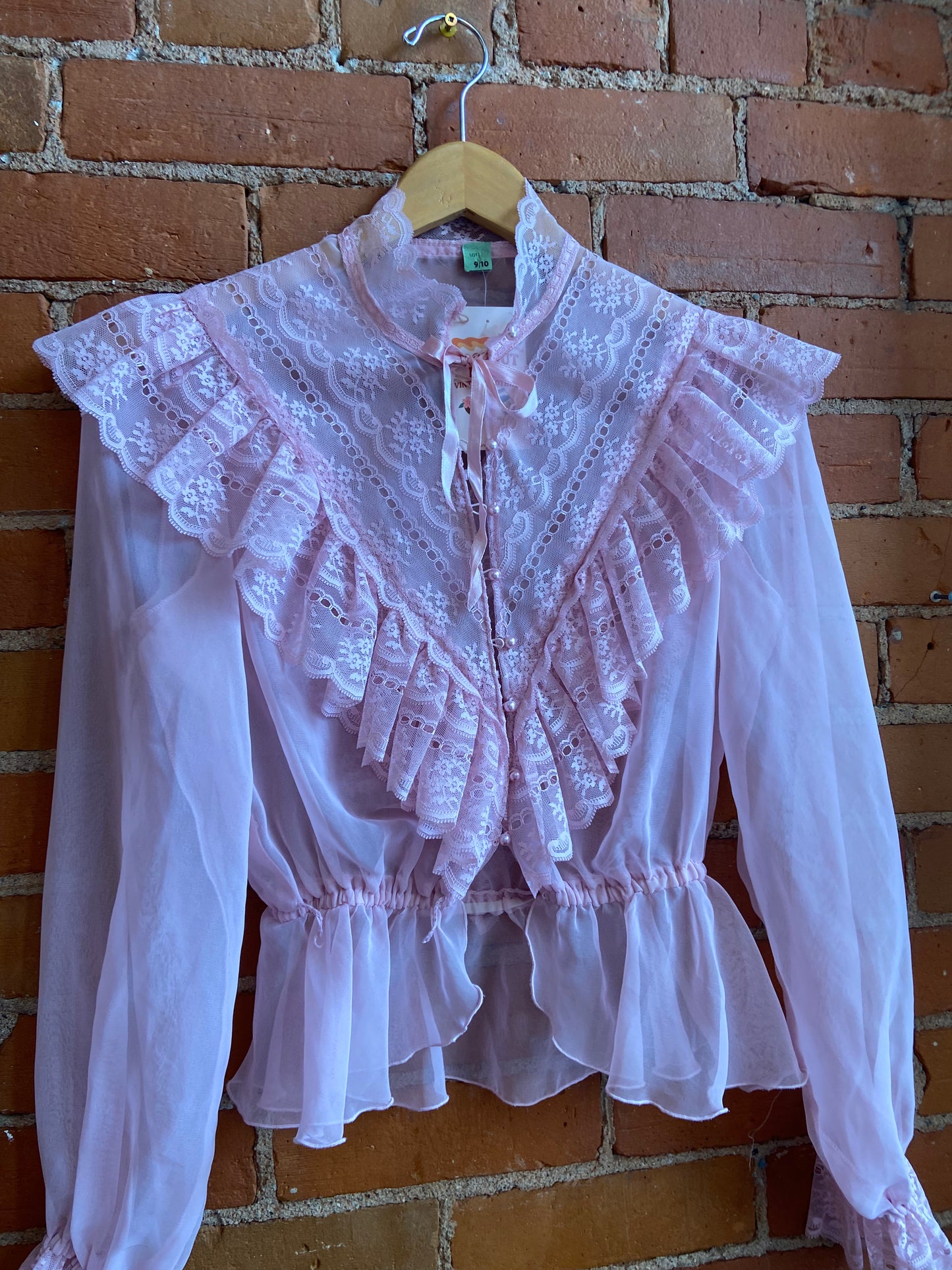 Handmade 50s Frilly Blouse