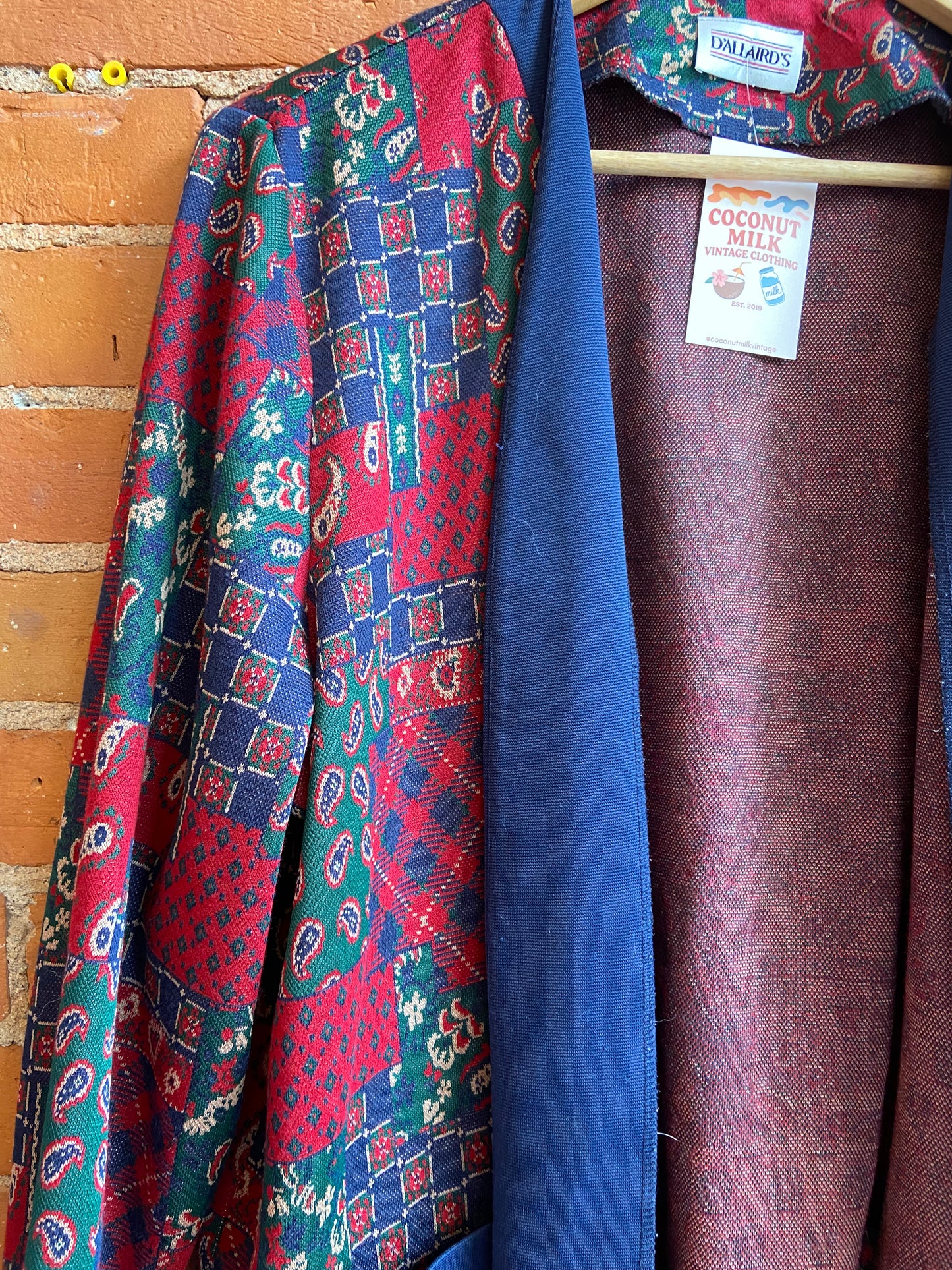 D'Allaird's Paisley Cardigan