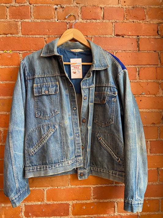 Cross Stitch Dragon Denim Jacket