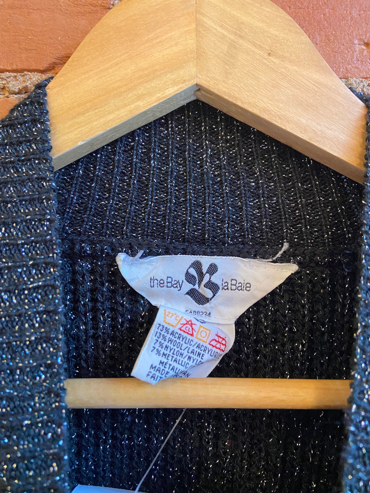 Sparkle Knit Mock Turtleneck