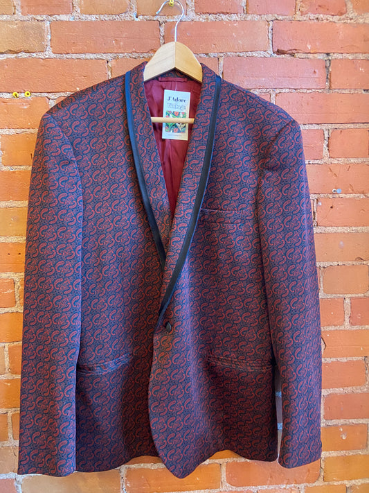Masculine Paisley 1960's Jacket