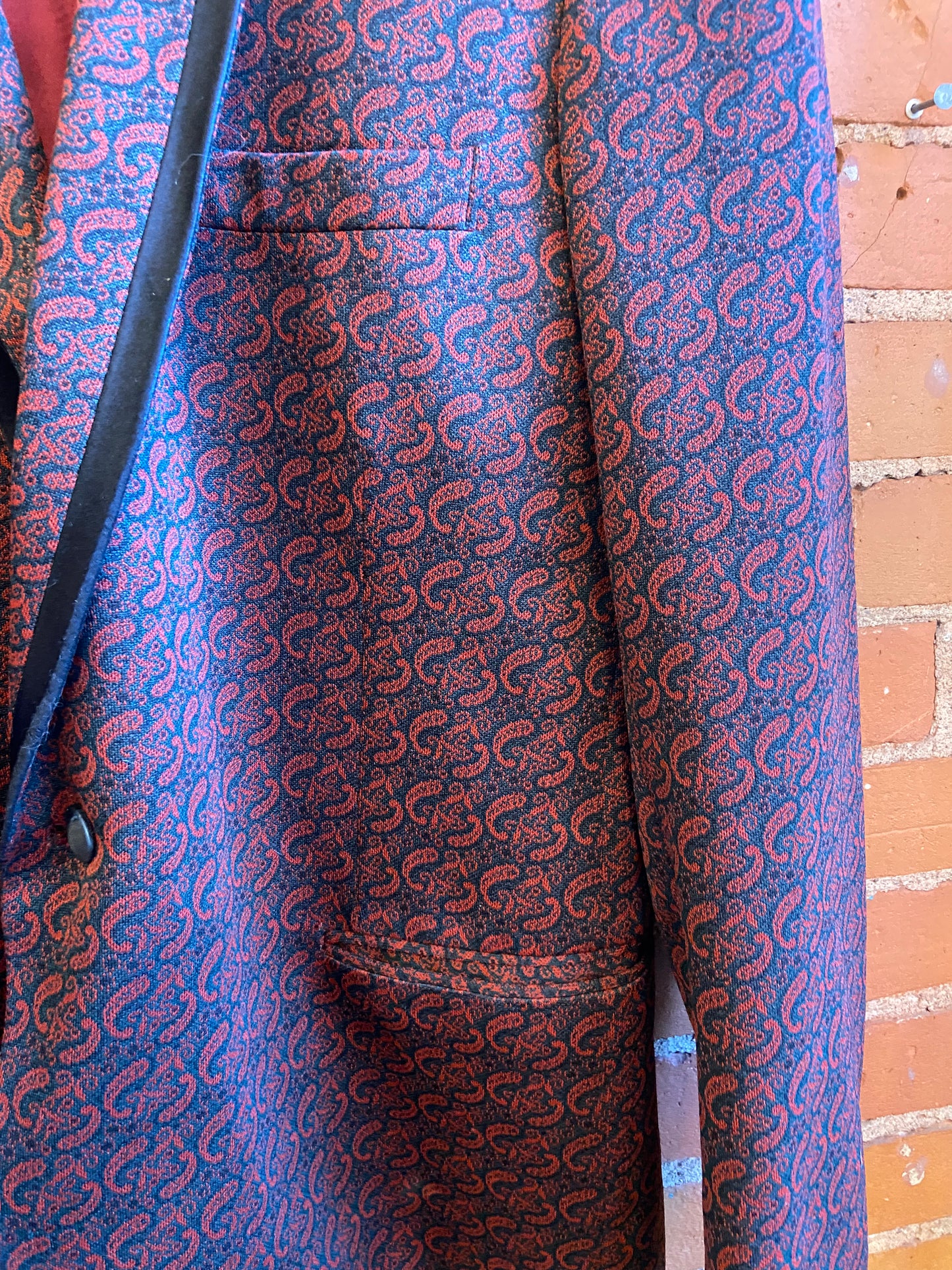 Masculine Paisley 1960's Jacket