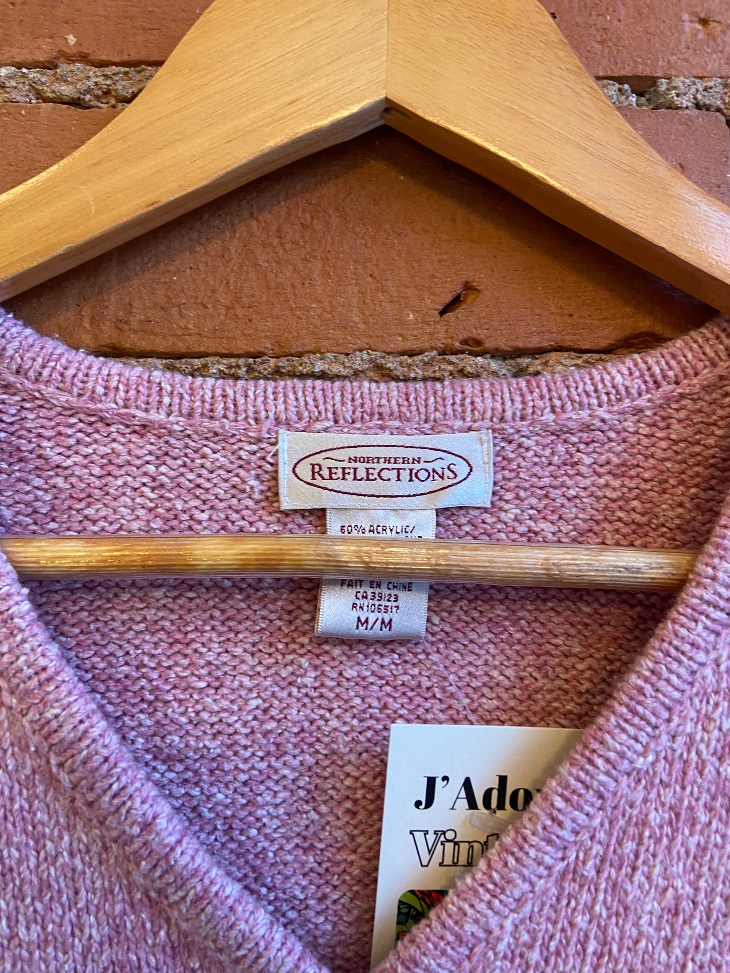 Northern Reflections Pink Snowflake Vest