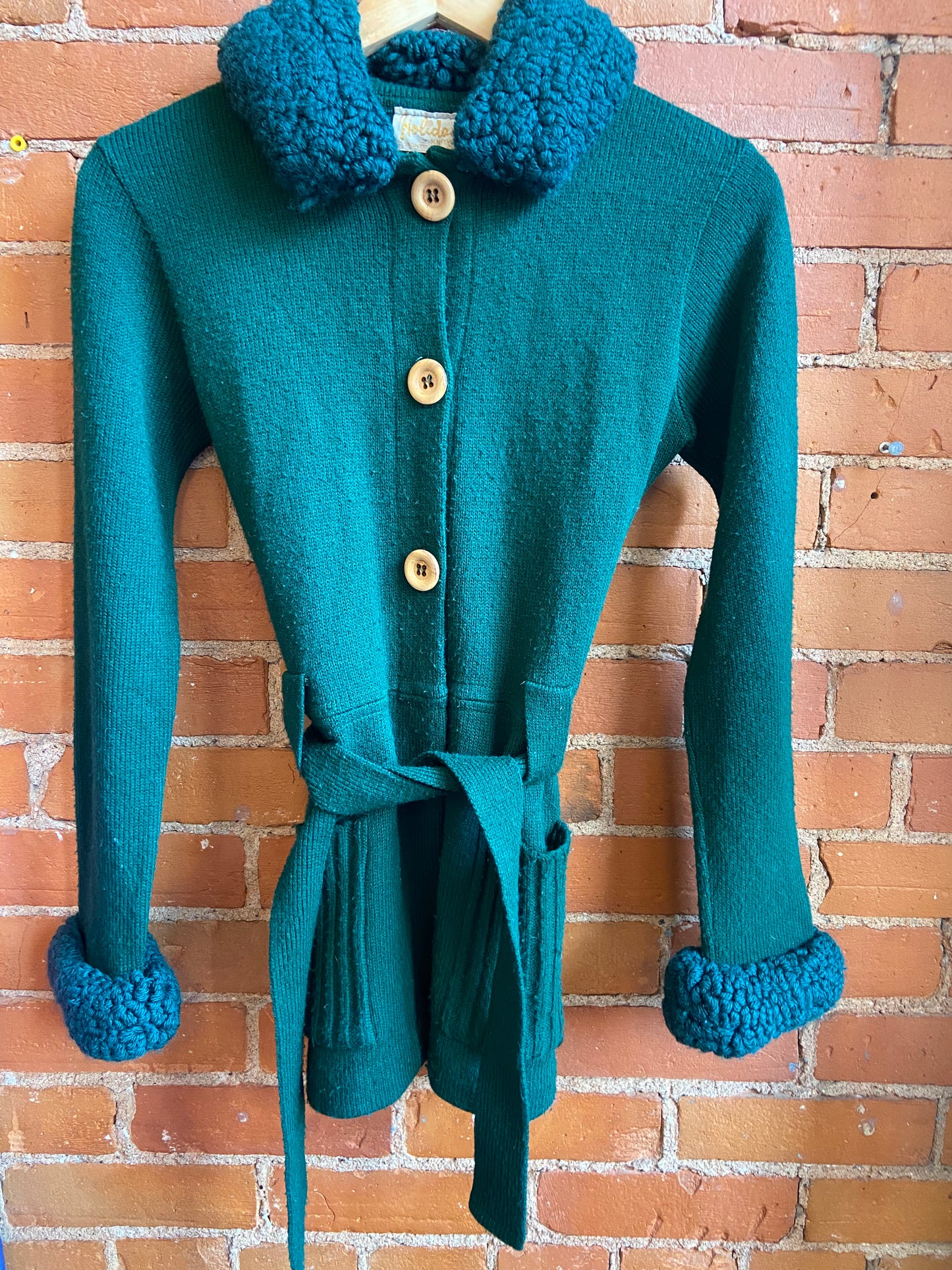 Green Holiday Knitwear Sweater